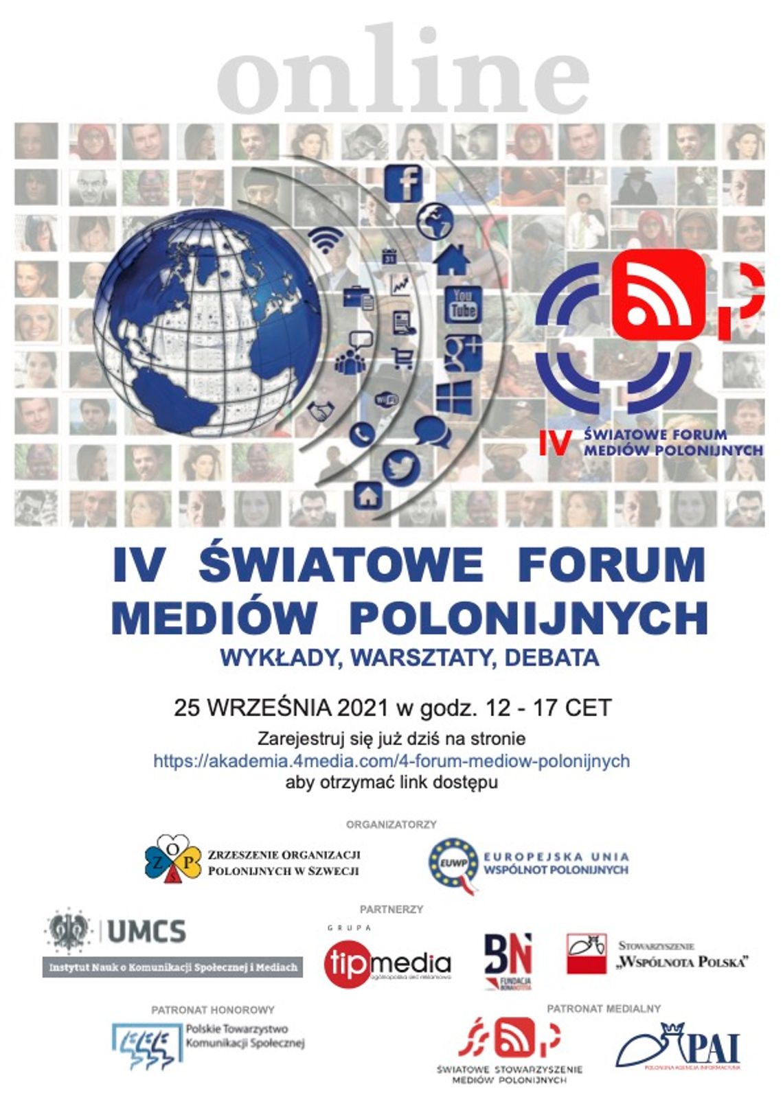 Zapraszamy do udziału w IV Światowym Forum Mediów Polonijnych
